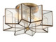 Msemi Two Light Semi-Flush Mount (M60004NB)