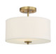 Msemi Two Light Semi-Flush Mount (M60008NB)