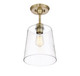Msemi One Light Semi-Flush Mount (M60010NB)