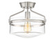 Msemi One Light Semi-Flush Mount (M60011BN)