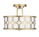 Msemi Two Light Semi-Flush Mount (M60015NB)