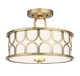 Msemi Two Light Semi-Flush Mount (M60015NB)