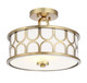 Msemi Two Light Semi-Flush Mount (M60015NB)