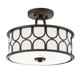 Msemi Two Light Semi-Flush Mount (M60015ORB)