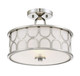 Msemi Two Light Semi-Flush Mount (M60015PN)