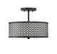 Msemi Two Light Semi-Flush Mount (M60016MBK)
