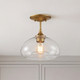 Msemi One Light Semi-Flush Mount (M60017NB)