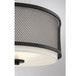 Mflus Three Light Semi-Flush Mount (M60018MBK)