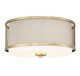 Msemi Three Light Semi-Flush Mount (M60018NB)