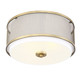 Msemi Three Light Flush Mount (M60018NB)