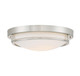 Meridian - M60019BN - Two Light Flush Mount - Mflus - Brushed Nickel