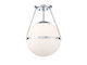 Msemi One Light Semi-Flush Mount (M60054CH)