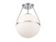 Msemi One Light Semi-Flush Mount (M60054CH)