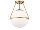 Msemi One Light Semi-Flush Mount (M60054NB)