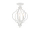 Three Light Convertible Semi-Flush or Pendant (M60055BQW)