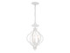 Three Light Convertible Semi-Flush or Pendant (M60055BQW)
