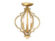 Msemi Three Light Semi-Flush Mount (M60055NB)