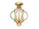 Msemi Three Light Semi-Flush Mount (M60055NB)