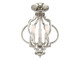 Msemi Three Light Semi-Flush Mount (M60055PN)