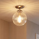 Msemi One Light Semi-Flush Mount (M60056BN)