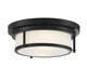 Two Light Flush Mount (M60062MBK)