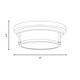 Two Light Flush Mount (M60062MBK)