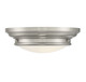 Meridian - M60063BN - Two Light Flush Mount - Brushed Nickel
