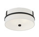 Two Light Flush Mount (M60065MBK)