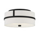 Two Light Flush Mount (M60065MBK)