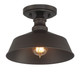 Meridian - M60068ORB - One Light Semi-Flush Mount - Oil Rubbed Bronze