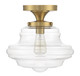 One Light Semi-Flush Mount (M60069NB)