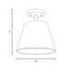 One Light Semi-Flush Mount (M60076BN)