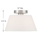 One Light Semi-Flush Mount (M60077BN)