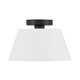 One Light Semi-Flush Mount (M60077MBK)