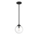 Meridian - M70067MBK - One Light Pendant - Mpend - Matte Black