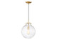 Meridian - M70068NB - One Light Mini Pendant - Mmin2 - Natural Brass