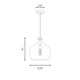 Mmin2 One Light Pendant (M70078ORB)