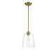Meridian - M70081NB - One Light Pendant - Mpend - Natural Brass