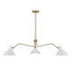 Three Light Pendant (M7019WHNB)