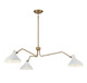 Three Light Pendant (M7019WHNB)