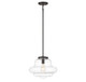 Meridian - M7022ORB - One Light Pendant - Oil Rubbed Bronze