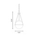 One Light Pendant (M7025CH)