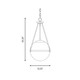 One Light Pendant (M7025MBK)
