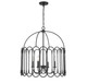Meridian - M7029MBK - Four Light Pendant - Matte Black