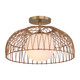 One Light Convertible Pendant/Semi-Flush (M7043NB)