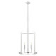 Meridian - M7044CH - Four Light Pendant - Chrome