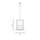 Four Light Pendant (M7044CH)