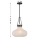 One Light Pendant (M7046MBK)