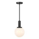 Meridian - M7050MBK - One Light Pendant - Matte Black