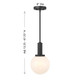 One Light Pendant (M7050MBK)